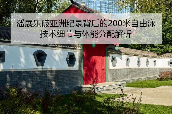 潘展乐破亚洲纪录背后的200米自由泳技术细节与体能分配解析